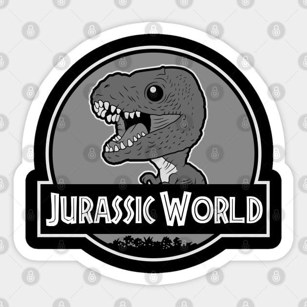 Jurassic World Emblem Sticker by janlangpoako